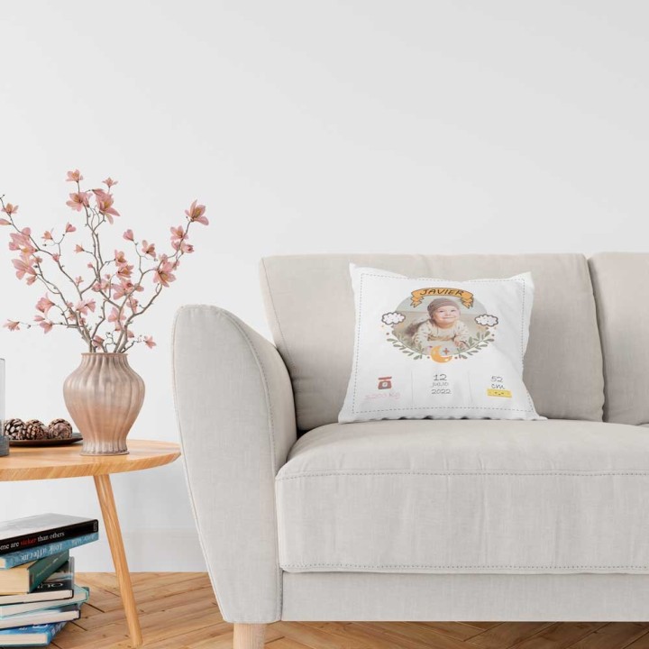 Cojín personalizado con foto - Entrega en 24/48 horas