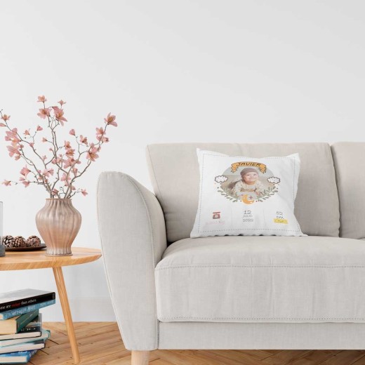 Cojín personalizado con foto - Entrega en 24/48 horas