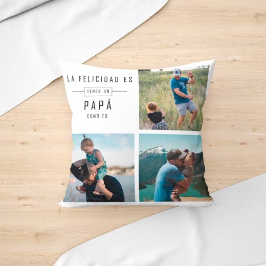 Cojín personalizado con foto - Entrega en 24/48 horas