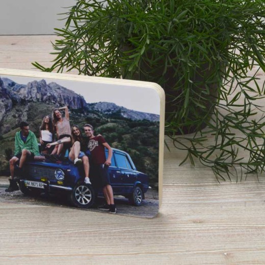 Foto en bloque de madera - Entrega en 24/48 horas